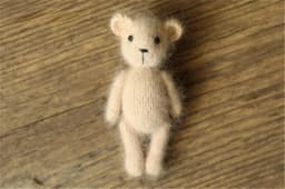 Newborn Photography Props Handmade Dolls Knitted Rabbit Bear Baby Photography Studio Accessoires