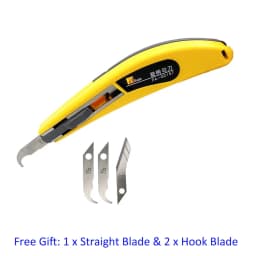 2pcs Acrylic Hook Knife Plastic PVC Cutter Craft Knife Cutting Tool with 6pcs Olecranon Blade
