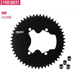 PASS QUEST 110 Bcd 4 Bolt Chainring Narrow Wide for SHIMANO R9200 R8100 R7100 Crank 42T-60T 9-12 Speed 110BCD Chainwheel