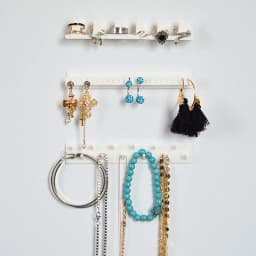 9 Pcs Adhesive Paste Wall Hanger Storage Jewelry Display Jewelry Hooks Holder Storage Organizer Earring Ring Necklace Hanger
