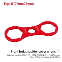Risk Bicycle Front Fork Repair Kit MTB Bike Front Fork Shoulder Cover Cap Wrench For SR Suntour XCR/XCT/XCM/RST Disassembly Tool