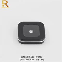 New Arrival Display Box For Gemstone Of Leather Diamond Jewelry Box Square Clear Plastic Box Loose Diamond Stone Gem