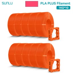SUNLU 10KG PLA/PLA PLUS Filament 1.75mm 1KG Without Tray 3D Printer Filament for 3D Pen & Refill Filament