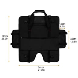 Monitor Carrying Case Portable Computer Display Screen Moving Handbag Oxford Cloth Reusable for 20-24in Monitors Screens