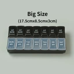 New Travel Pill Case Weekly Portable Organizer Box 7 Days 14 Grids Pills Container Storage Tablets Vitamins Medicine Fish Oils