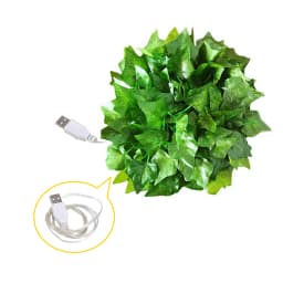 LED String Light Geen Eucalyptus Leaves Maple Leaf 5V USB Battery Power Wedding Christmas Decoration 2M 5M 10M Fairy Lights