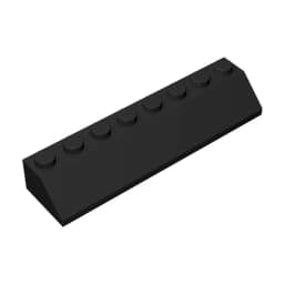Gobricks GDS-736 ROOF TILE 2X8/45 - 2x8 45 Slope roof tiles compatible with lego 4445 children's DIY Educational Building Blocks