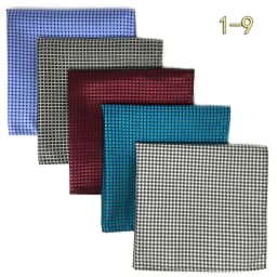 5 Pack Mens Suit Pocket Square Handkerchief Set Various Hanky Lot Classic Gentlemen Wedding Gift Accessories Large Dropshipping