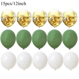 Wild Animal Balloon Tower with Gold 1-9 Number Balloon for Boy's Jungle Safari Birthday Party Decoration Forest Party Supply
