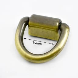 5/10/20Pcs 15/16/19mm Metal D Ring Buckles Bag Side Clips for Handbag Chain Handles Connector Bags Strap Hardware Accessories