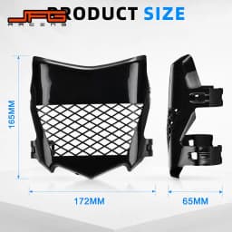 Front Plate License For Surron Talaria E-Ride Pro Ridstar Q20 Tuttio Soleil 01 Ebox Dragster ETM RTR Dirt E-Bike PP Number Plate