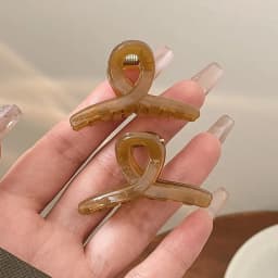 Small Size Shark Clip Ponytail Height Fixed Gadget Small Jaw Clip Bang Clip Accessories High Sense Clip Headdress Hairpin Female