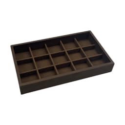 1 Pc, Walnut Wood Pattern Jewelry Box, Jewelry Tray, Suitable for Storing Necklaces, Rings, Earrings, and Ear Studs