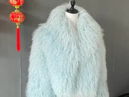 New Pattern Plus Size Dark Brown color Mongolia Sheep Fur Jacket Women Real Fur Jacket Female Winter Warm Outerwear