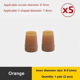 2Pcs Woman High Heels Shoe Covers Square TPU/PVC Material Soft Damping Heel Protector Non-slip Heel Protector