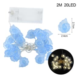 2M 20LED Ocean Theme Party Night Light Seahorse Seastar Shell Fairy Light Garland String Wedding Birthday Party Decoration