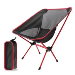 Foldable Outdoor Chair Easy Carry Compact Camping Seat for Beach Trip Picnic Garden BBQ Hiking Adventure