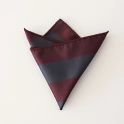 23CM Men Silk Pocket Square Brown Red Striped Handkerchief Business Soft Hanky Wedding Party Suit Accessories Cravat Chest Towel