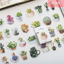 46pcs/30pcs/box Cute Strawberry Fresh Fruit Plants Florals Coffee Theme Magician Diary Journaling DIY Creative Seal Stickers