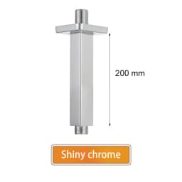 Bathroom Accessories Shower Arm Square Wall & Ceiling Mounted Shower Head Support Brushed Gold, Black, Gold, Rose, Gun Metal