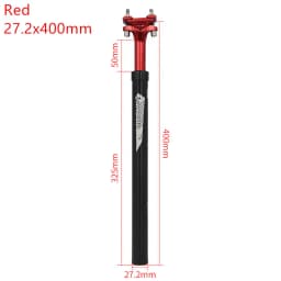 Shock Absorber Seat Post MTB Aluminum Bicycle Road Bike Seatpost 27.2/28.6/30.4/30.9/31.6*400mm Bicycle Seat Tube Ultralight