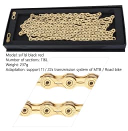 SUMC X11SL X12SL Bicycle Chain Speed MTB Road Bike Diamond Chains Ultralight Mountain Bicycle 11 12S Chains Fit for Shimano Sram