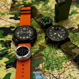 2026 Portable Watch Strap Smart Compass for Paracord Bracelet Flashlight Altitude for Mechanical and Quartz Watches