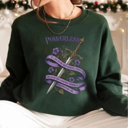 Vicious Little Thing Powerless Sweatshirt Bookish Sweater Romantasy Bookish Hoodie Romantasy Pullover Unisex Book Sweatshirts