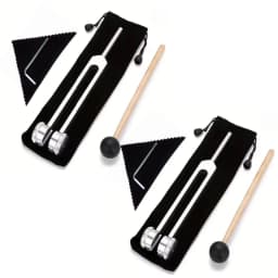 Miwayer 128 Hz Tuning Fork Set Weighted Bio-Acoustic Tuning Fork for Healing Chakra,Sound Therapy,Reliever Stress