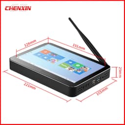 X11 Mini PC J4005 J4105 9inch 1920*1280 Win11 Win10 H9F Tablet PC 4G Ram 64G Rom TV Box BT5.0 Wifi5 RJ45 BT Pipo Mini Desktop