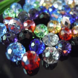 Isywaka Solid Army Green Colors 4*6mm 50pcs Rondelle Austria Faceted Crystal Glass Beads Loose Spacer Round Beads Jewelry Making