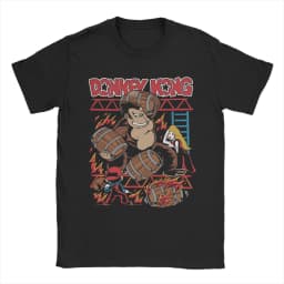 2026 Summer New Style Fun "Gorilla Khan" Video Game High-Quality Comfortable Men's Printed Round-neck T-Shirt