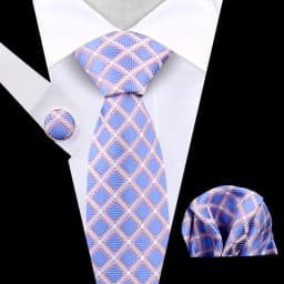 Business Tie For Men Set Necktie Cufflink Classic Handkerchief Suit For Wedding High Quality Stripe Tie Set Formal Gravata Gift