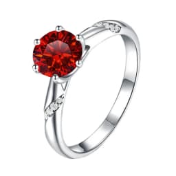 JoyceJelly S925 Ring With 1CT D Color Moissanite Diamond Female Classical Sterling Silver 925 Jewelry For Wedding Engagement