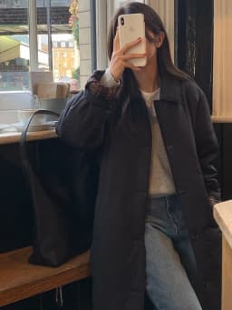 Elegant Long Cotton Jacket Women's Loose Knee-Length Plaid Coat Winter Warm Stylish Korean Version Oversize Outerwear