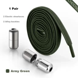 Alloy Lock No Tie Shoe Laces Flat Shoelaces for Sneakers Elastic Laces Without Ties Kids Adult Quick Lace for Shoes Rubber Bands