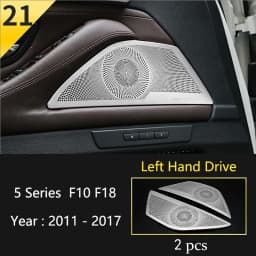 Car Styling Console Multimedia AC CD Panel Decoration Frame Cover Trim Strip Sticker For BMW 5 Series F10 F11 F18 Accessories