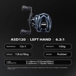 Cylius Ashmoon Total 13BB True Saltwater Proof Alloy Baitcasting Reel 6Kg Drag Power BFS Reel Long Cast Pike Bass Fishing Reels