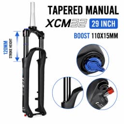 SR SUNTOUR X1 Bicycle Forks Air Suspension Fork 120mm Travel QR 100x9MM BOOST 110x15MM 27.5 29 Mountain Bike Air Fork