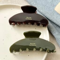 1pc Korean Ins Autumn Winter Merillard Grab Clip France Gold Label Multicolor Acetate Hair Grab Headpiece Large Shark Clip