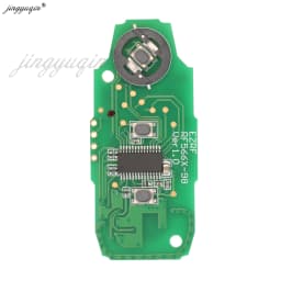 jingyuqin Car Remote Key For Ford Focus Fiesta C-Max Mondeo Ecosport Galaxy Kuga Smart Keyless 2/3Button 4D63 433MHz KR55WK48801