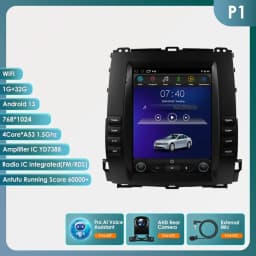 9.7"7862 Android 13 Auto Car radio For Toyota Land Cruiser Prado 120 for Lexus GX470 Multimedia player GPS Stereo 2din BT Screen