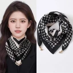 2025 Hot Magnetic Triangle Neck Protection Scarf For Women Cotton Linen Scarf High-end Neck Scarf Keep Warm High Quality