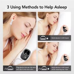 ABZW Sleep Aid Device Relieve Ear Clip Vagus Nerve Stimulation For Relief Insomnia Promote Fast Deep Sleep Anxiety Alleviation