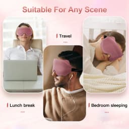 3D Sleep Mask Sleeping Aid Blindfold Block Out Light Portable Soft Memory Foam Face Mask Eyeshade Comfort Three Dimension Design