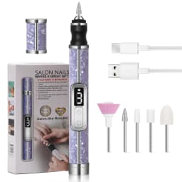 Professional Electric Nail Polishing Machine Nail Drill Multiple Gears Low Noise Nails Sander File Set For Manicure Salon Tools