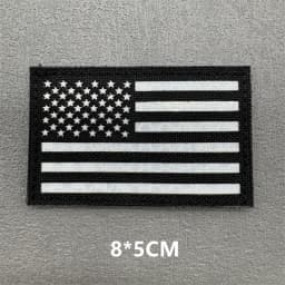 3D Tactical Patches IR Reflective Badge on Backpack Vest Clothing DIY Morale Tactical Badges Hook&Loop Laser Cut Supplies