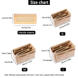 EverToner With plant-tanned Leather Handle Protector Strap Cover for Round Handles for Speedy20 25 30 Bag Accessories