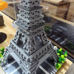 Knew Built Exquisite Paris Eiffel Tower Micro Mini Building Blocks Toys Set: LED Illuminated, Perfect Gift Illuminate Your World