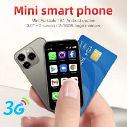 ONEMYTH SOYES XS15 Mini Smartphone Android 8.1 WCDMA 3G 2GB RAM 16GB ROM Bluetooth WIFI Dual Sim Card Samall Mobile Phone
